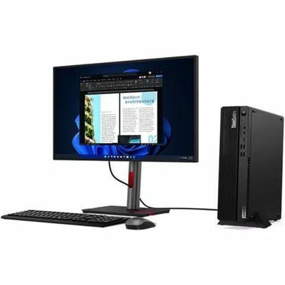 Ordinateur de bureau Lenovo ThinkCentre M70s Gen 4 12DN0011CA - Intel Core i5 13e génération i5-13400 Deca-core (10 cœurs) 2,50 GHz - 16 Go de RAM DDR4 SDRAM - 512 Go de SSD M.2 PCI Express NVMe 4.0 x4 - Petit facteur de forme - Noir 12DN0011CA