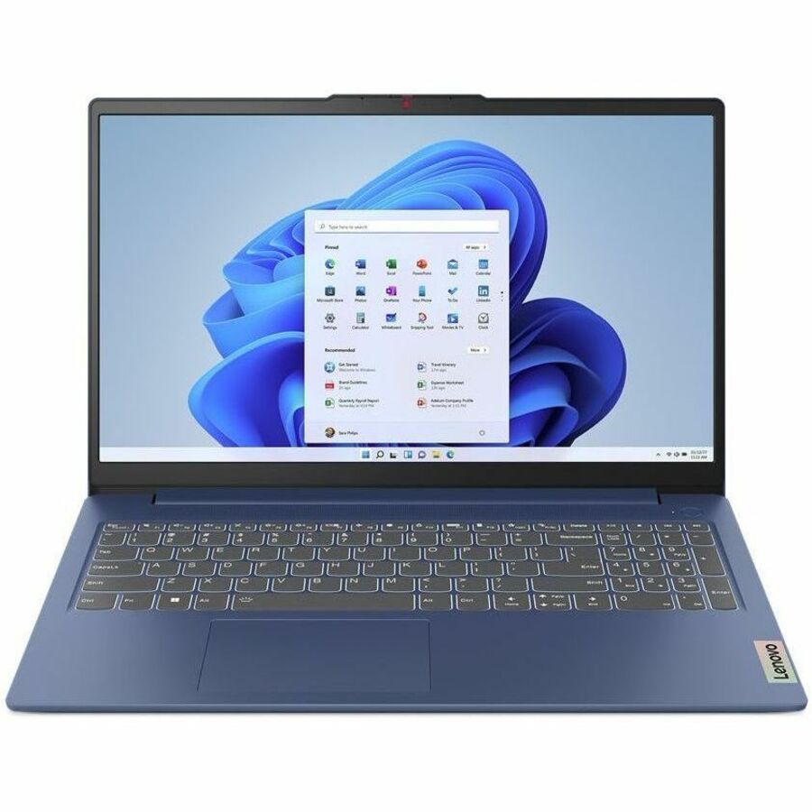Ordinateur portable Lenovo IdeaPad Slim 3 15AMN8 82XQ008SCF 15,6" - Full HD - 1920 x 1080 - AMD Ryzen 5 7520U Quad-core (4 Core) 2,80 GHz - 8 Go de RAM totale - 8 Go de mémoire embarquée - SSD 512 Go - Bleu abysse 82XQ008SCF