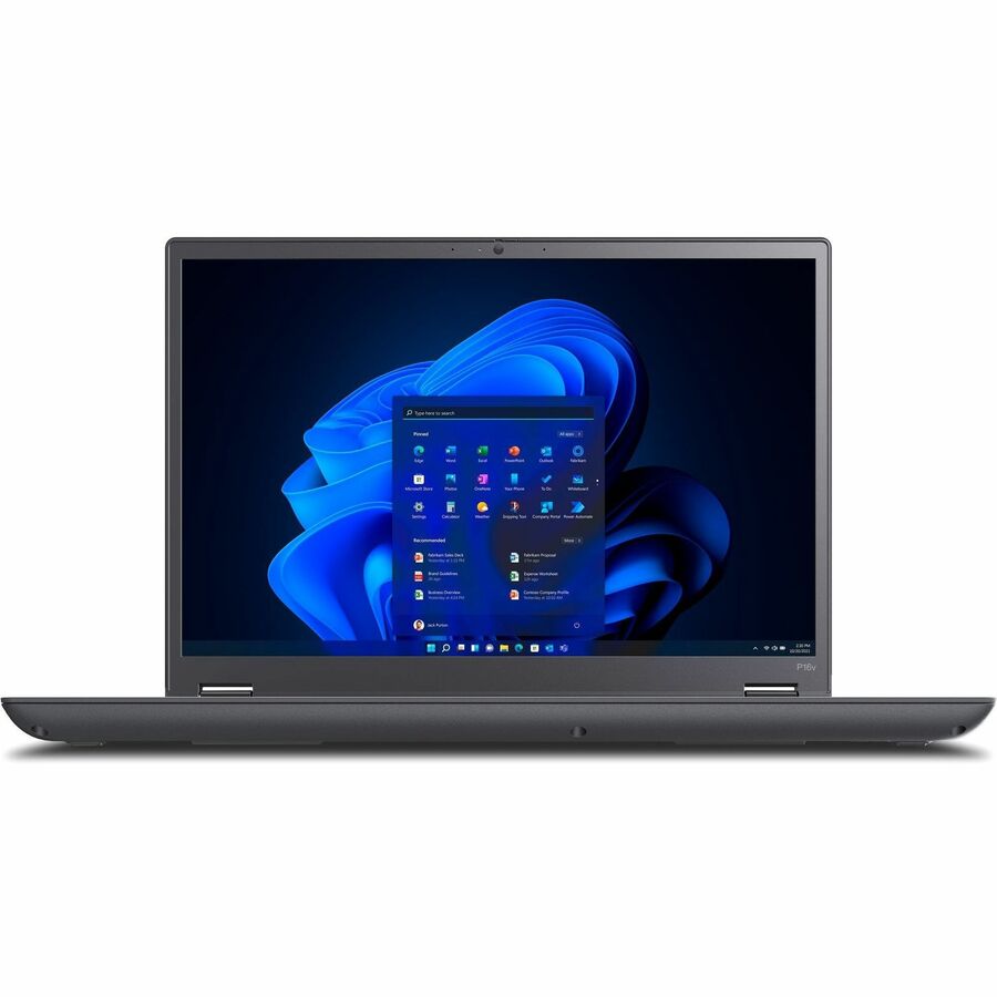 Lenovo ThinkPad P16v Gen 1 21FC0033CA 16" Mobile Workstation - WUXGA - 1920 x 1200 - Intel Core i5 13th Gen i5-13500H Dodeca-core (12 Core) 2.60 GHz - 16 GB Total RAM - 512 GB SSD - Thunder Black 21FC0033CA