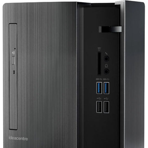 Ordinateur de bureau Lenovo IdeaCentre 510A-15IKL 90GV0000US - Intel Core i3 7e génération i3-7100 3,90 GHz - 4 Go RAM DDR4 SDRAM - Disque dur 1 To - Tour - Noir 90GV0000US