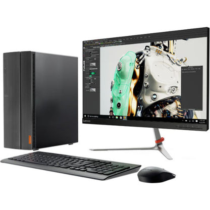 Ordinateur de bureau Lenovo IdeaCentre 510A-15IKL 90GV0000US - Intel Core i3 7e génération i3-7100 3,90 GHz - 4 Go RAM DDR4 SDRAM - Disque dur 1 To - Tour - Noir 90GV0000US