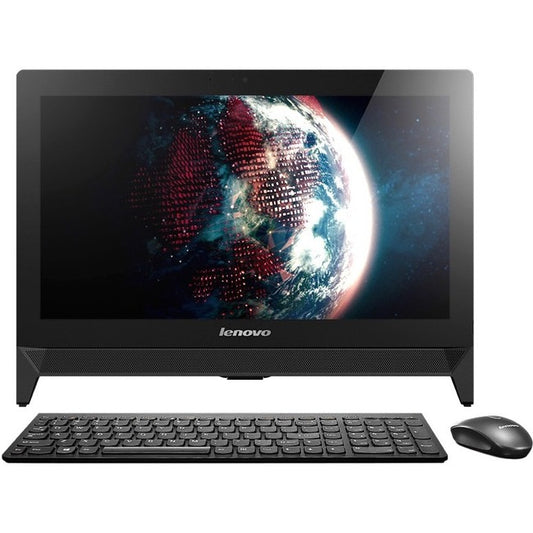 Ordinateur tout-en-un Lenovo C20-05 F0B3005CUS - AMD E-Series E1-7010 1,50 GHz - 4 Go RAM DDR3L SDRAM - Disque dur 500 Go - 19,5" Full HD 1920 x 1080 - Bureau - Noir, Gris F0B3005CUS