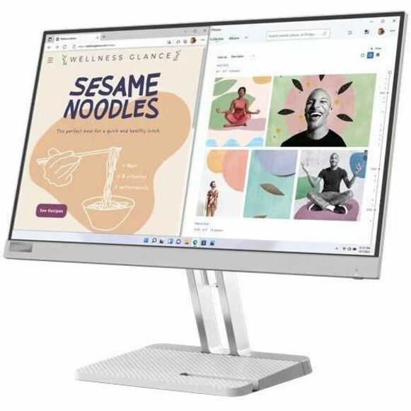 Moniteur LED Full HD Lenovo L22e-40 22" - 16:9 - Gris nuage 67AFKCCBUS