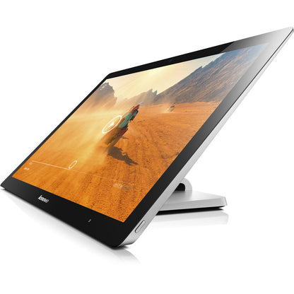 Ordinateur tout-en-un Lenovo A740 F0AM002NUS - Intel Core i7 4e génération i7-4558U 2,80 GHz - 8 Go de RAM DDR3L SDRAM - Disque dur 1 To - SSD 8 Go - Écran tactile 27" 2560 x 1440 - Bureau - Argent F0AM002NUS