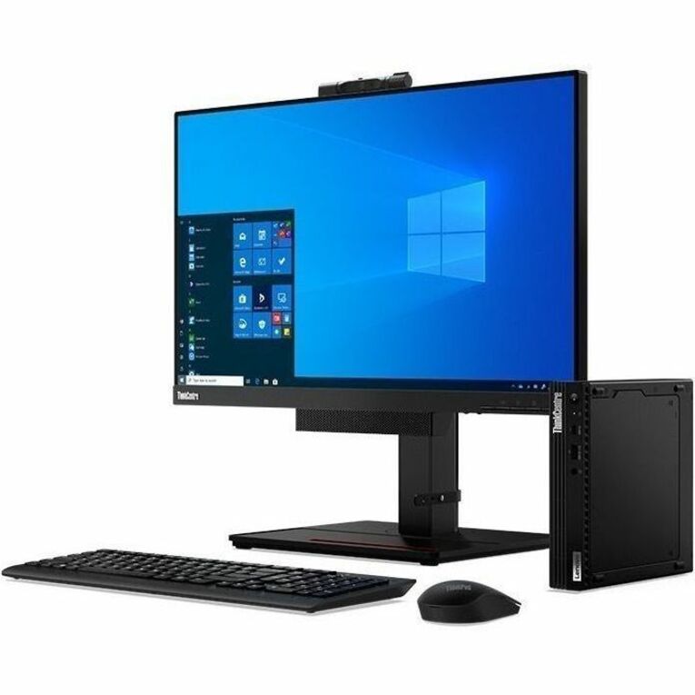 Ordinateur de bureau Lenovo ThinkCentre M75q Gen 2 11JN008FUX - AMD Ryzen 3 PRO 5350GE Quad-core (4 Core) 3,60 GHz - 8 Go RAM DDR4 SDRAM - 256 Go SSD M.2 PCI Express NVMe - Minuscule - Noir 11JN008FUX