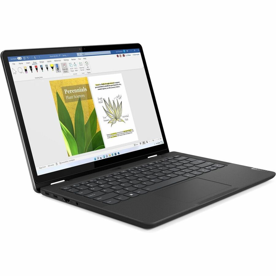 Lenovo 13w Yoga Gen 2 82YR0009CF Ordinateur portable convertible 2 en 1 à écran tactile 13,3" - WUXGA - 1920 x 1200 - AMD Ryzen 5 7530U Hexa-core (6 cœurs) 2 GHz - 8 Go de RAM totale - 4 Go de mémoire embarquée - SSD 256 Go - Thunder Black 82YR0009CF