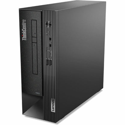 Ordinateur de bureau Lenovo ThinkCentre neo 50s Gen 4 12JF0004CA - Intel Core i3 13e génération i3-13100 Quad-core (4 cœurs) 3,40 GHz - 8 Go de RAM DDR4 SDRAM - 256 Go de SSD M.2 PCI Express NVMe 4.0 x4 - Petit facteur de forme - Noir 12JF0004CA