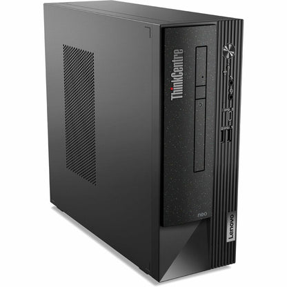 Ordinateur de bureau Lenovo ThinkCentre neo 50s Gen 4 12JF0004CA - Intel Core i3 13e génération i3-13100 Quad-core (4 cœurs) 3,40 GHz - 8 Go de RAM DDR4 SDRAM - 256 Go de SSD M.2 PCI Express NVMe 4.0 x4 - Petit facteur de forme - Noir 12JF0004CA