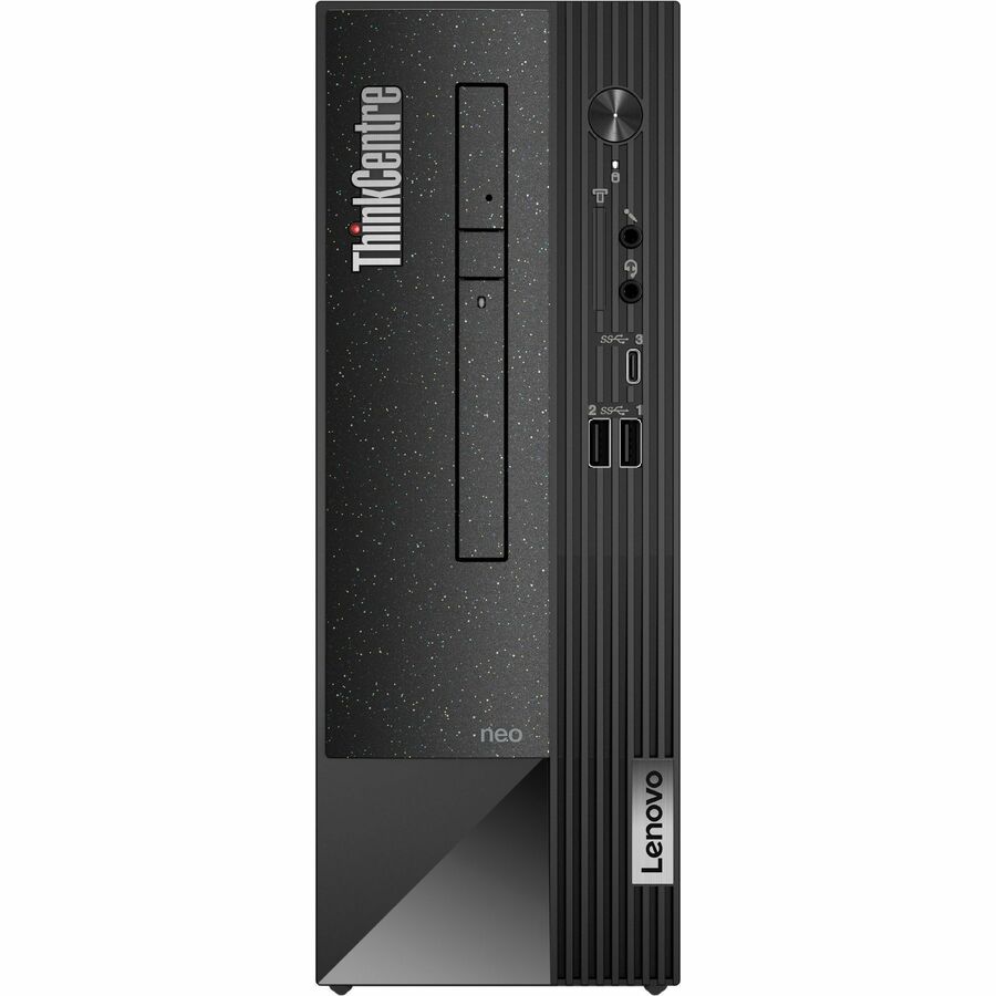 Ordinateur de bureau Lenovo ThinkCentre neo 50s Gen 4 12JF0004CA - Intel Core i3 13e génération i3-13100 Quad-core (4 cœurs) 3,40 GHz - 8 Go de RAM DDR4 SDRAM - 256 Go de SSD M.2 PCI Express NVMe 4.0 x4 - Petit facteur de forme - Noir 12JF0004CA