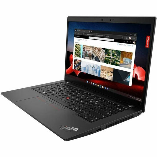 Ordinateur portable Lenovo ThinkPad L14 Gen 4 21H1005PCA 14" - Full HD - 1920 x 1080 - Intel Core i5 13e génération i5-1345U Deca-core (10 cœurs) - 16 Go de RAM totale - 256 Go SSD - Thunder Black 21H1005PCA