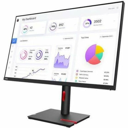 Lenovo ThinkVision T32p-30 32" Class Webcam 4K UHD LED Monitor - 16:9 - Raven Black 63D2ZAR1US