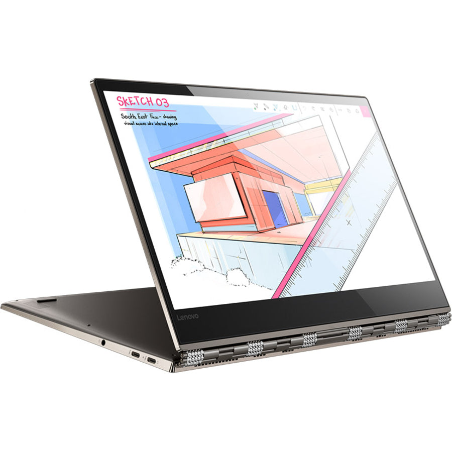 Ordinateur portable 2 en 1 Lenovo Yoga 920-13IKB 80Y70066US 13,9" à écran tactile - 3840 x 2160 - Intel Core i7 8e génération i7-8550U Quad-core (4 cœurs) 1,80 GHz - 16 Go de RAM totale - 1 To SSD - Bronze 80Y70066US