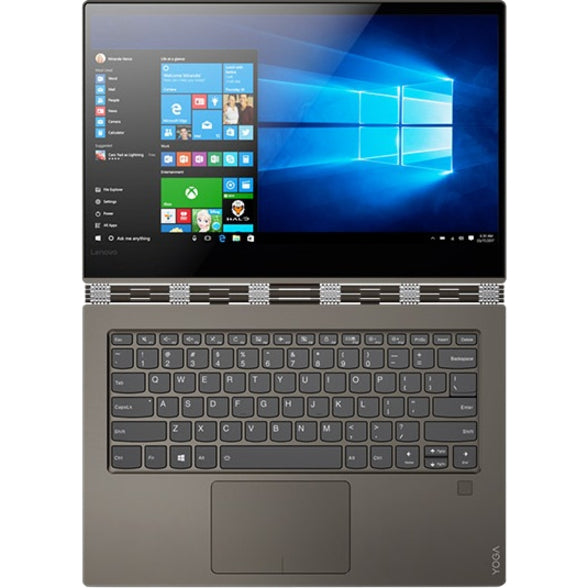 Ordinateur portable 2 en 1 Lenovo Yoga 920-13IKB 80Y70066US 13,9" à écran tactile - 3840 x 2160 - Intel Core i7 8e génération i7-8550U Quad-core (4 cœurs) 1,80 GHz - 16 Go de RAM totale - 1 To SSD - Bronze 80Y70066US