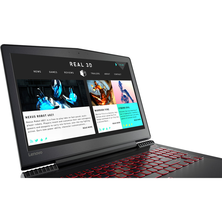 Ordinateur portable de jeu Lenovo Legion Y520-15IKBN 80WK00T2US 15,6" - 1920 x 1080 - Intel Core i7 7e génération i7-7700HQ Quad-core (4 cœurs) 2,80 GHz - 8 Go de RAM totale - Disque dur 1 To 80WK00T2US