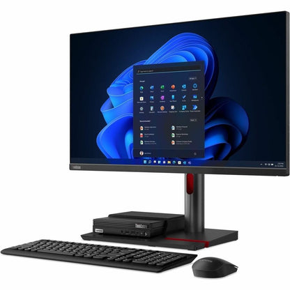 Ordinateur de bureau Lenovo ThinkCentre M90q Gen 3 11U50068CA - Intel Core i5 12e génération i5-12500 Hexa-core (6 cœurs) 3 GHz - 8 Go de RAM DDR5 SDRAM - 256 Go SSD M.2 PCI Express NVMe 4.0 x4 - Minuscule - Noir 11U50068CA