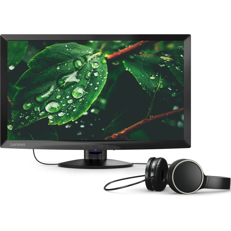 Moniteur LCD Full HD Lenovo D24-10 24 pouces - 16:9 - Noir corbeau 61D4KCR1US