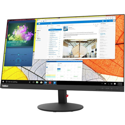 Lenovo ThinkVision S24q-10 24" Class WQHD LCD Monitor - 16:9 - Raven Black 61E7GAR1US