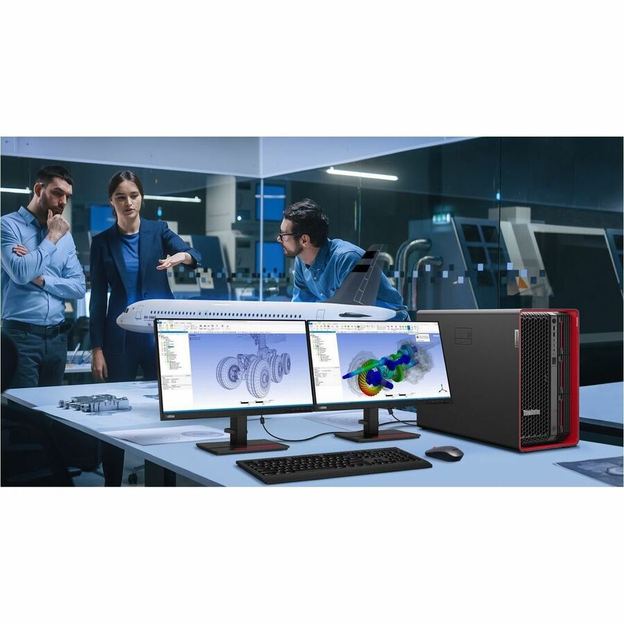 Lenovo ThinkStation PX 30EV0014CA Workstation - Intel Xeon Gold Dotriaconta-core (32 Core) 6430 4th Gen 2.10 GHz - 256 GB DDR5 SDRAM RAM - 1 TB SSD 30EV0014CA