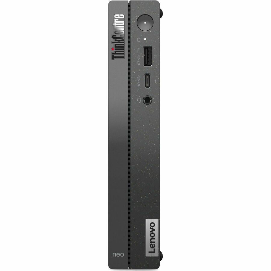 Ordinateur de bureau Lenovo ThinkCentre neo 50q Gen 4 12M2000QUX - Intel Core i3 12e génération i3-1215U Hexa-core (6 cœurs) - 8 Go de RAM DDR4 SDRAM - 256 Go SSD M.2 PCI Express NVMe 4.0 x4 - Minuscule - Noir 12M2000QUX