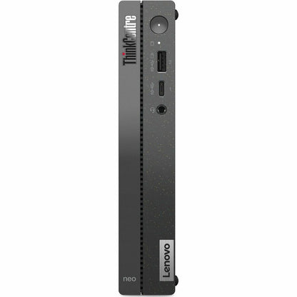Ordinateur de bureau Lenovo ThinkCentre neo 50q Gen 4 12M2000QUX - Intel Core i3 12e génération i3-1215U Hexa-core (6 cœurs) - 8 Go de RAM DDR4 SDRAM - 256 Go SSD M.2 PCI Express NVMe 4.0 x4 - Minuscule - Noir 12M2000QUX