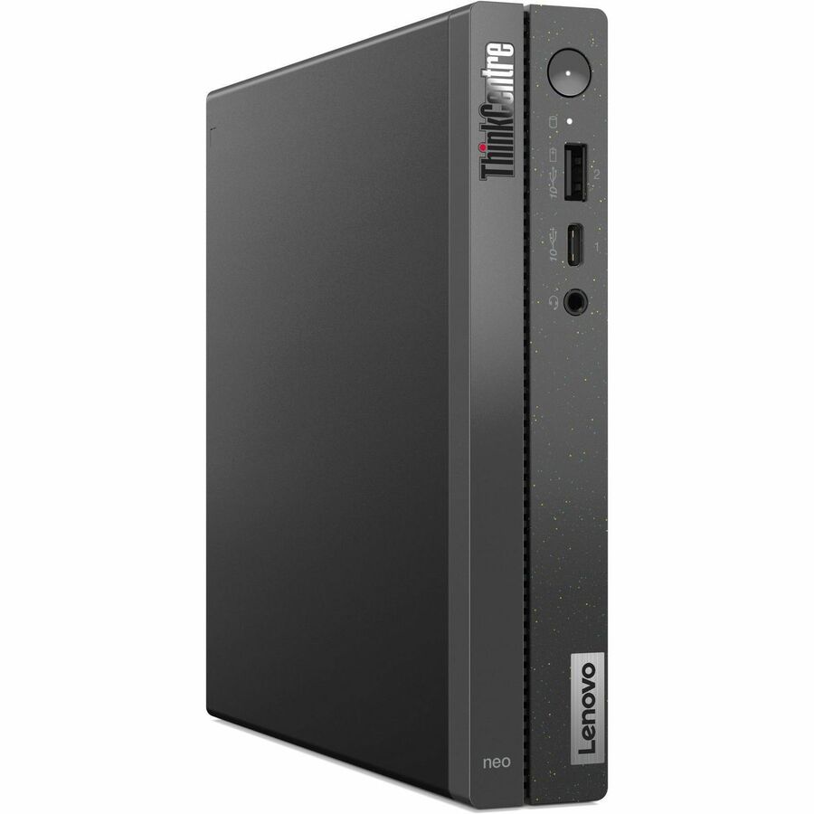 Ordinateur de bureau Lenovo ThinkCentre neo 50q Gen 4 12M2000QUX - Intel Core i3 12e génération i3-1215U Hexa-core (6 cœurs) - 8 Go de RAM DDR4 SDRAM - 256 Go SSD M.2 PCI Express NVMe 4.0 x4 - Minuscule - Noir 12M2000QUX