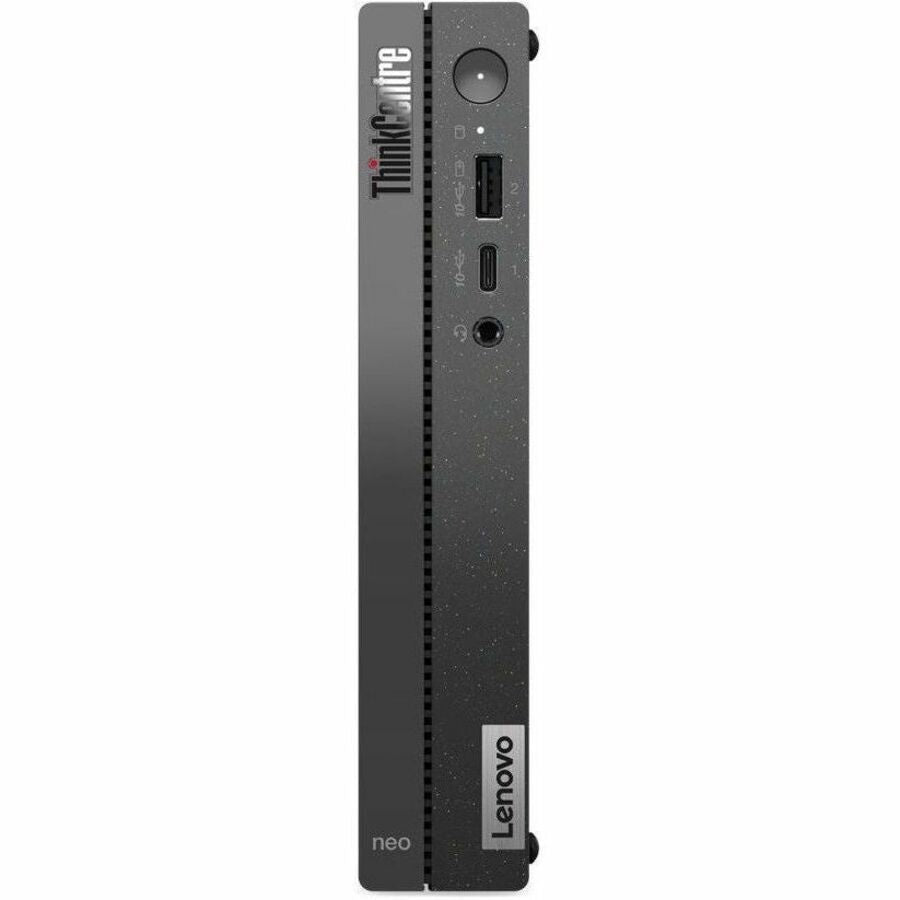 Ordinateur de bureau Lenovo ThinkCentre neo 50q Gen 4 12M2000MCF - Intel Core i3 12e génération i3-1215U Hexa-core (6 cœurs) - 16 Go de RAM DDR4 SDRAM - 256 Go de SSD M.2 PCI Express NVMe 4.0 x4 - Minuscule - Noir 12M2000MCF