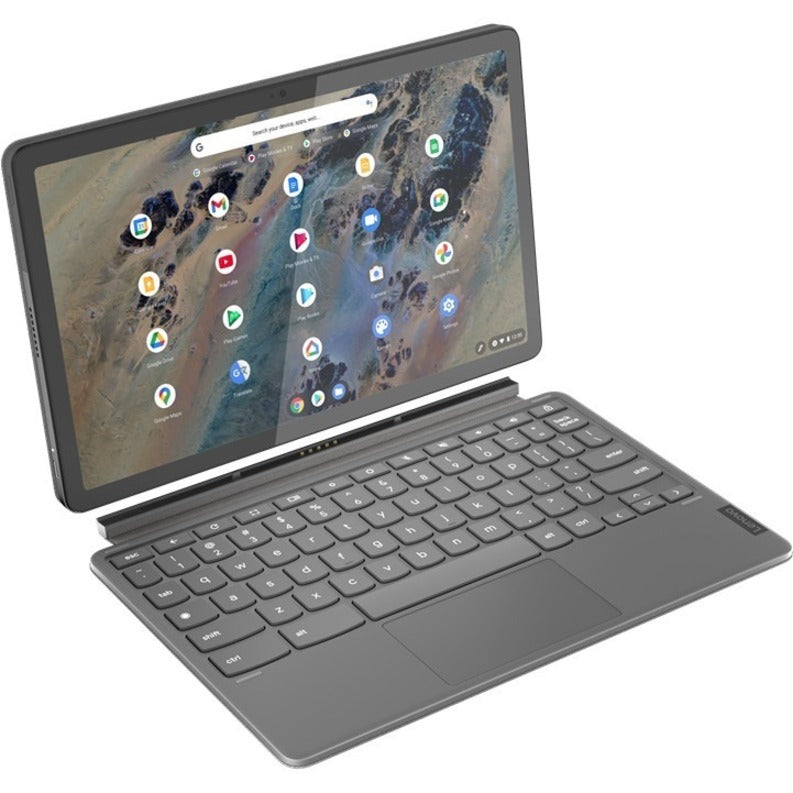 Lenovo IdeaPad Duet 3 Chrome 11Q727 82T6002KUS 11" Touchscreen Detachable 2 in 1 Chromebook - 2K - 2000 x 1200 - Qualcomm Kryo 468 Octa-core (8 Core) 2.50 GHz - 8 GB Total RAM - 8 GB On-board Memory - 128 GB Flash Memory - Storm Gray 82T6002KUS