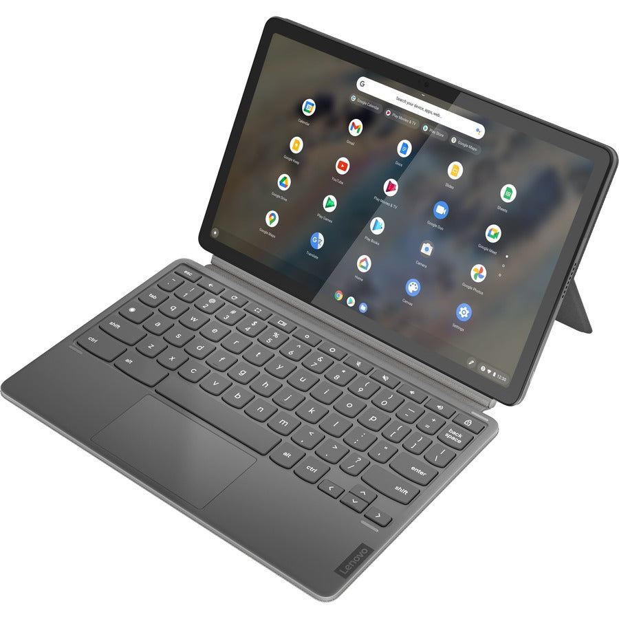 Lenovo IdeaPad Duet 3 Chrome 11Q727 82T6002KUS 11" Touchscreen Detachable 2 in 1 Chromebook - 2K - 2000 x 1200 - Qualcomm Kryo 468 Octa-core (8 Core) 2.50 GHz - 8 GB Total RAM - 8 GB On-board Memory - 128 GB Flash Memory - Storm Gray 82T6002KUS