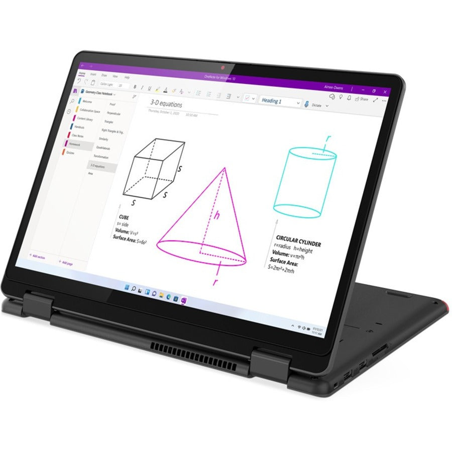 Ordinateur portable Lenovo 13w Yoga 82S1000QUS avec écran tactile 13,3" - WUXGA - 1920 x 1200 - AMD Ryzen 7 5825U Octa-core (8 cœurs) 2 GHz - 16 Go de RAM totale - 8 Go de mémoire embarquée - 256 Go de SSD - Thunder Black 82S1000QUS