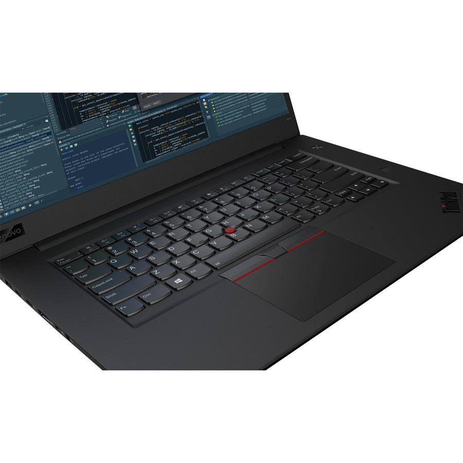 Station de travail mobile Lenovo ThinkPad P1 Gen 2 20QT0019US 15,6" - 1920 x 1080 - Intel Core i7 9e génération i7-9750H Hexa-core (6 cœurs) 2,60 GHz - 32 Go de RAM totale - 1 To de SSD - Noir minuit 20QT0019US