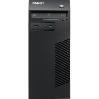 Ordinateur de bureau Lenovo ThinkCentre M79 10CN0000US - AMD A-Series A4-6300 Dual-core (2 Core) 3,70 GHz - 4 Go RAM DDR3 SDRAM - Disque dur 500 Go - Tour - Noir professionnel 10CN0000US