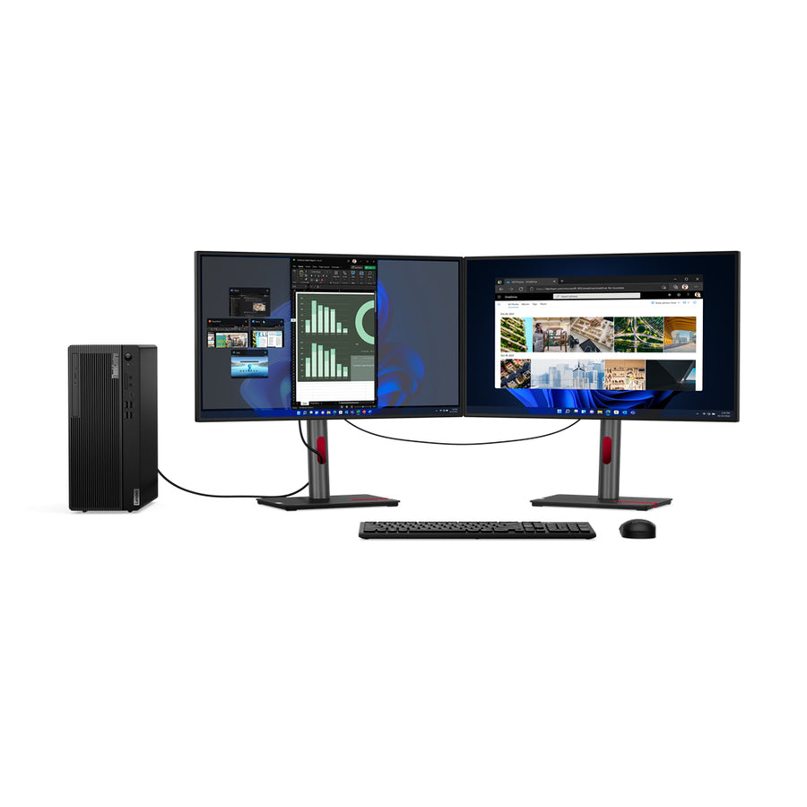 Ordinateur de bureau Lenovo ThinkCentre M80t Gen 3 11TE000QUS - Intel Core i5 12e génération i5-12500 Hexa-core (6 cœurs) 3 GHz - 16 Go RAM DDR5 SDRAM - 1 To NVMe M.2 PCI Express PCI Express NVMe 4.0 x4 SSD - Tour - Noir 11TE000QUS