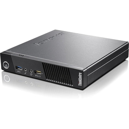 Ordinateur de bureau Lenovo ThinkCentre M73 10AY008CUS - Intel Core i5 i5-4590T Quad-core (4 cœurs) 2 GHz - 4 Go de RAM DDR3 SDRAM - Disque dur 500 Go - Minuscule - Noir professionnel 10AY008CUS