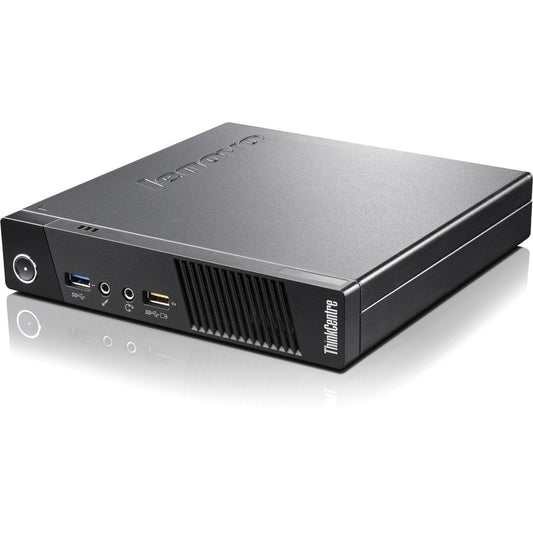 Ordinateur de bureau Lenovo ThinkCentre M73 10AY008CUS - Intel Core i5 i5-4590T Quad-core (4 cœurs) 2 GHz - 4 Go de RAM DDR3 SDRAM - Disque dur 500 Go - Minuscule - Noir professionnel 10AY008CUS