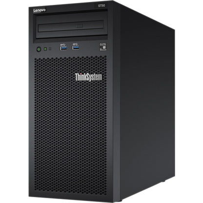 Lenovo ThinkSystem ST50 7Y48A02MNA 4U Tower Server - 1 x Intel Xeon E-2224G 3.50 GHz - 8 GB RAM - Serial ATA/600 Controller 7Y48A02MNA