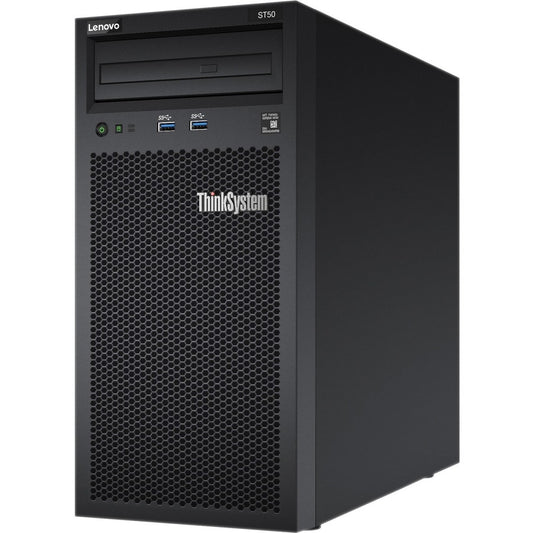 Lenovo ThinkSystem ST50 7Y48A02MNA 4U Tower Server - 1 x Intel Xeon E-2224G 3.50 GHz - 8 GB RAM - Serial ATA/600 Controller 7Y48A02MNA