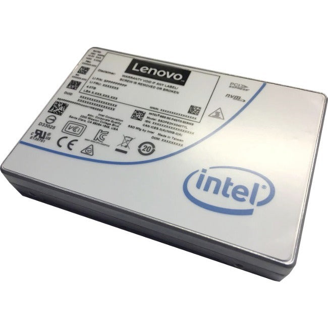 Disque SSD Lenovo DC P4510 4 To - Interne - U.2 (SFF-8639) NVMe (PCI Express 3.0 x4) - Lecture intensive 4XB7A10205