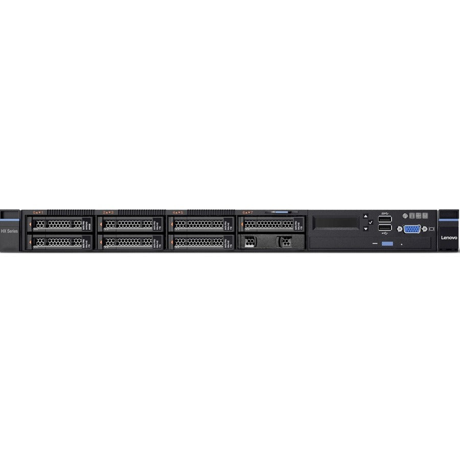 Lenovo Converged HX2310-E 8693EMU 1U Rack-mountable Server - 2 x Intel Xeon E5-2609 v4 1.70 GHz - 256 GB RAM - 12 TB HDD - (6 x 2TB) HDD Configuration - 1.20 TB SSD - (1 x 1.2TB) SSD Configuration - 12Gb/s SAS, Serial ATA/600 Controller 8693EMU