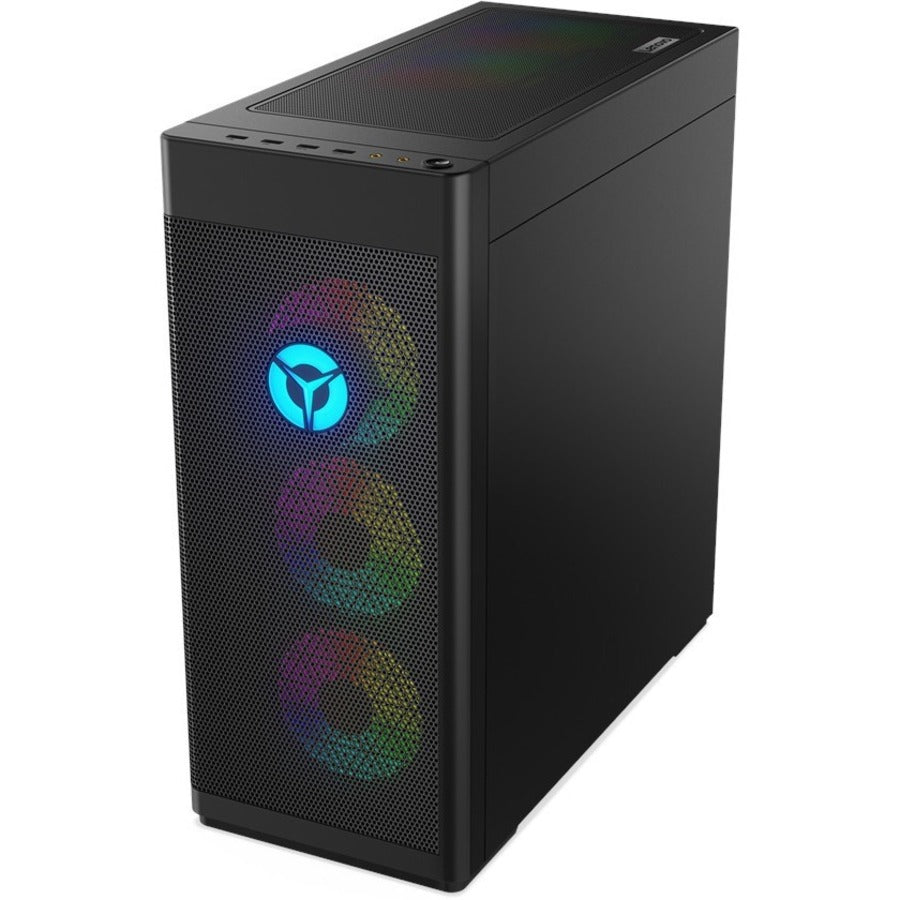Ordinateur de bureau de jeu Lenovo Legion T7 34IAZ7 90S10008US - Intel Core i9 12e génération i9-12900K Hexadéca-core (16 cœurs) 3,20 GHz - 64 Go RAM DDR5 SDRAM - Disque dur 1 To - SSD M.2 PCI Express NVMe 4.0 x4 1 To - Tour - Noir 90S10008US