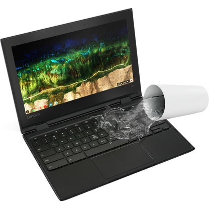 Lenovo 500e Chromebook 81ES000ACF Chromebook 2 en 1 tactile 11,6" - 1366 x 768 - Intel Celeron N3450 Quad-core (4 Core) 1,10 GHz - 4 Go de RAM totale - 32 Go de mémoire flash - Noir 81ES000ACF