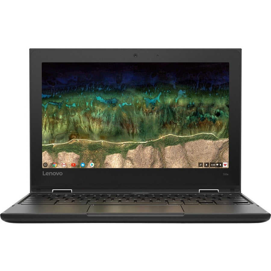 Lenovo 500e Chromebook 81ES000ACF Chromebook 2 en 1 tactile 11,6" - 1366 x 768 - Intel Celeron N3450 Quad-core (4 Core) 1,10 GHz - 4 Go de RAM totale - 32 Go de mémoire flash - Noir 81ES000ACF
