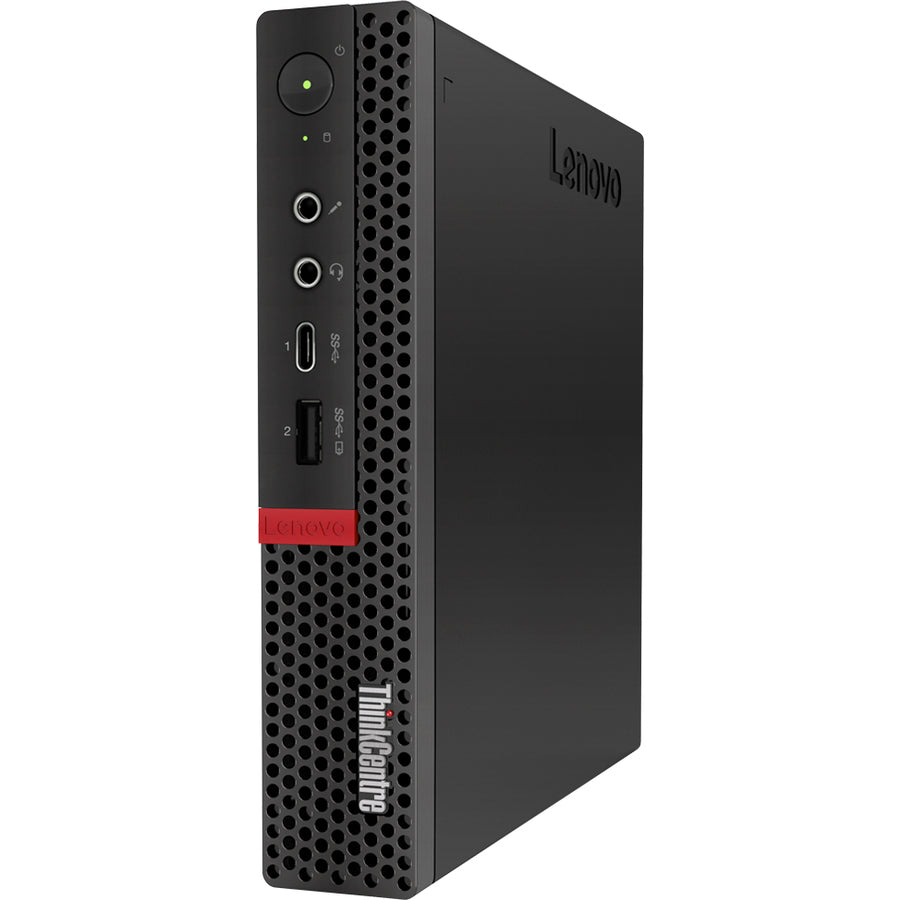 Ordinateur de bureau Lenovo ThinkCentre M720q 10T7001MCA - Intel Core i5 8e génération i5-8400T 1,70 GHz - 8 Go de RAM DDR4 SDRAM - SSD 512 Go - Tiny - Raven Black 10T7001MCA