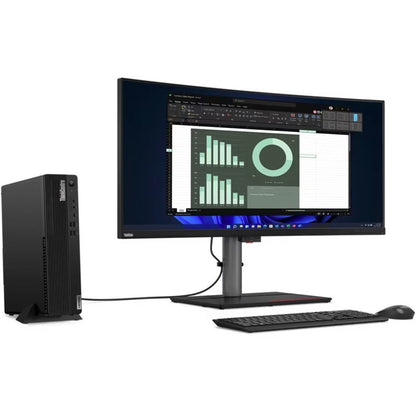 Ordinateur de bureau Lenovo ThinkCentre M80s Gen 3 11TG000BCA - Intel Core i9 12e génération i9-12900 Hexadéca-core (16 cœurs) 2,40 GHz - 16 Go de RAM DDR5 SDRAM - Petit facteur de forme - Noir corbeau 11TG000BCA