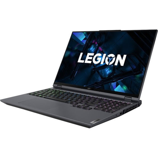 Ordinateur portable de jeu Lenovo Legion 5 Pro 16ITH6H 82JD0060US 16" - HD - 1366 x 768 - Intel Core i7 11e génération i7-11800H Octa-core (8 cœurs) 2,30 GHz - 32 Go de RAM totale - SSD 2 To - Gris orage, noir 82JD0060US