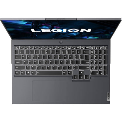 Ordinateur portable de jeu Lenovo Legion 5 Pro 16ITH6H 82JD0060US 16" - HD - 1366 x 768 - Intel Core i7 11e génération i7-11800H Octa-core (8 cœurs) 2,30 GHz - 32 Go de RAM totale - SSD 2 To - Gris orage, noir 82JD0060US