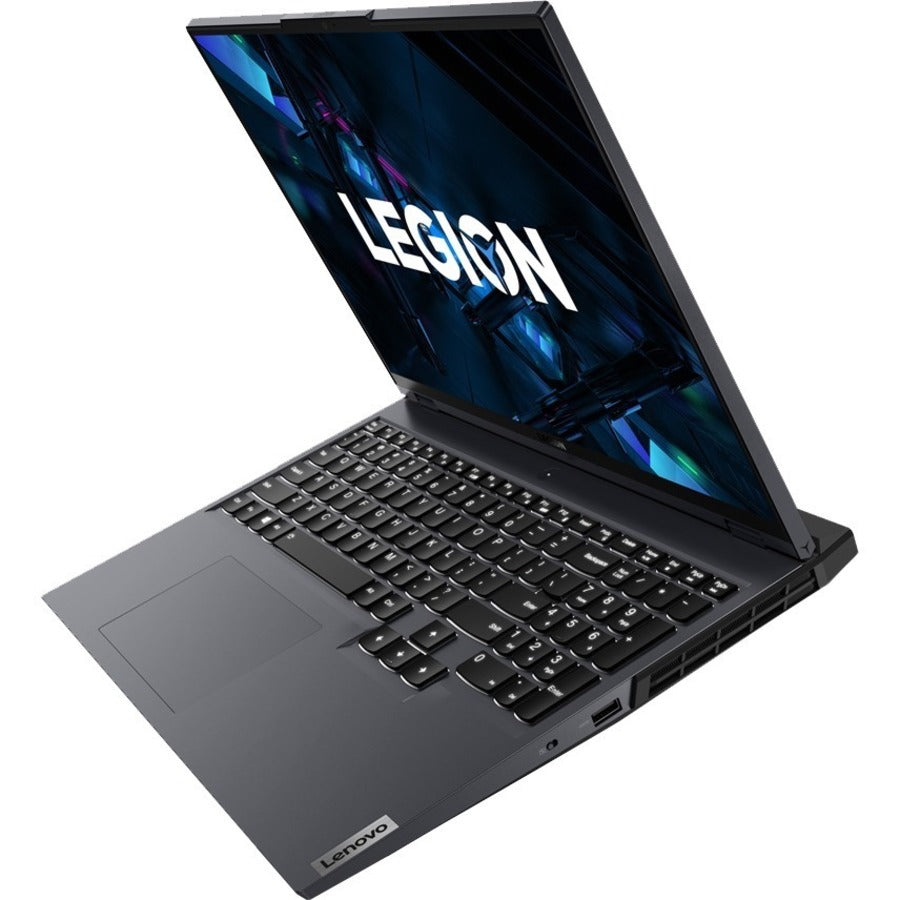 Ordinateur portable de jeu Lenovo Legion 5 Pro 16ITH6H 82JD0060US 16" - HD - 1366 x 768 - Intel Core i7 11e génération i7-11800H Octa-core (8 cœurs) 2,30 GHz - 32 Go de RAM totale - SSD 2 To - Gris orage, noir 82JD0060US