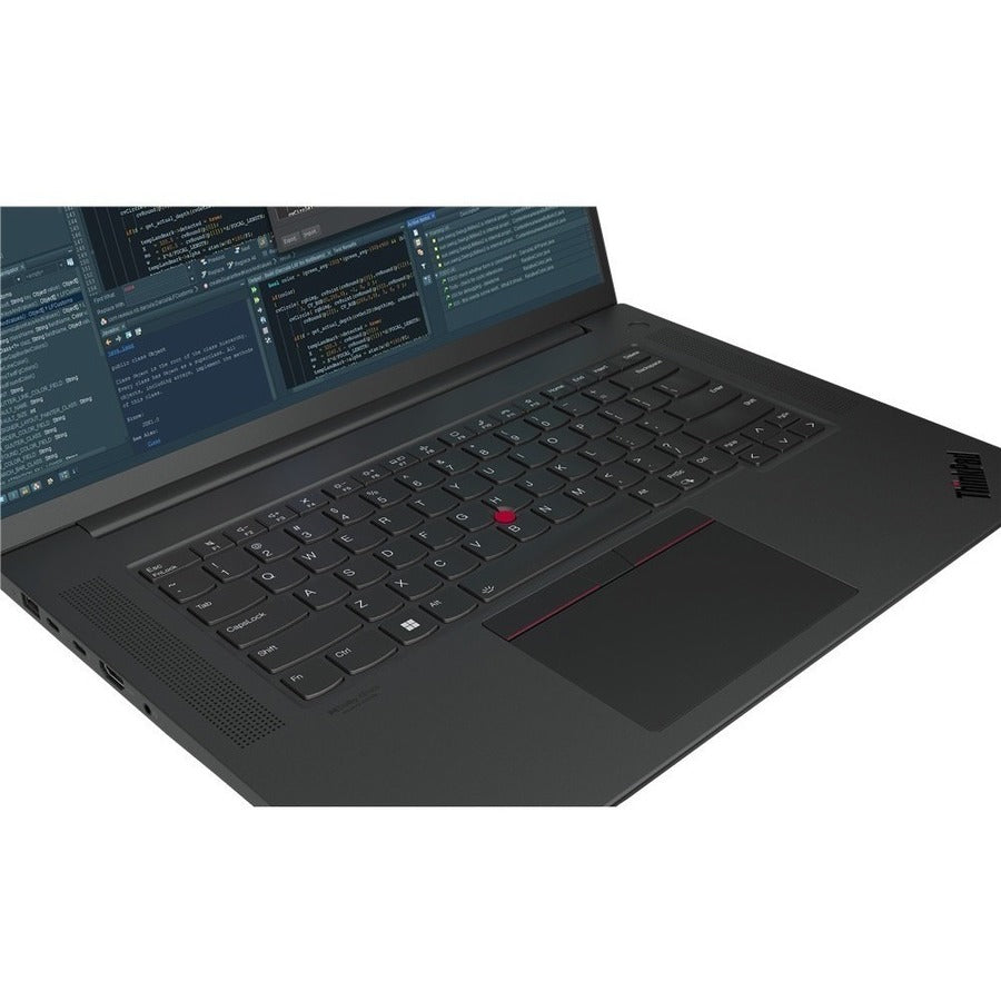 Ordinateur portable Lenovo ThinkPad P1 Gen 5 21DC0062US 16" à écran tactile - WQUXGA - 3840 x 2400 - Intel Core i9 12e génération i9-12900H Tetradeca-core (14 cœurs) - 64 Go de RAM totale - 2 To SSD - Black Weave 21DC0062US