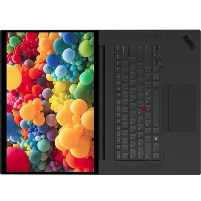 Ordinateur portable Lenovo ThinkPad P1 Gen 5 21DC0062US 16" à écran tactile - WQUXGA - 3840 x 2400 - Intel Core i9 12e génération i9-12900H Tetradeca-core (14 cœurs) - 64 Go de RAM totale - 2 To SSD - Black Weave 21DC0062US