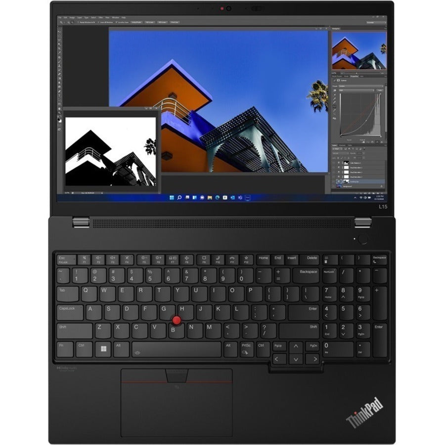 Ordinateur portable Lenovo ThinkPad L15 Gen 3 21C30053CA 15,6" à écran tactile - Full HD - 1920 x 1080 - Intel Core i5 12e génération i5-1235U Deca-core (10 cœurs) - 8 Go de RAM totale - SSD 256 Go - Thunder Black 21C30053CA