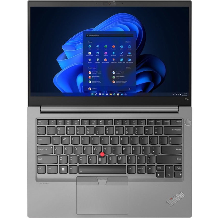Ordinateur portable Lenovo ThinkPad E14 Gen 4 21E30089CA 14" - Full HD - 1920 x 1080 - Intel Core i7 12e génération i7-1255U Deca-core (10 cœurs) 3,50 GHz - 16 Go de RAM totale - 256 Go de SSD 21E30089CA